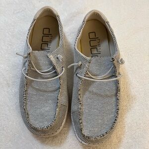 Hey Dude Women’s Light Gray Slip-On Loafers